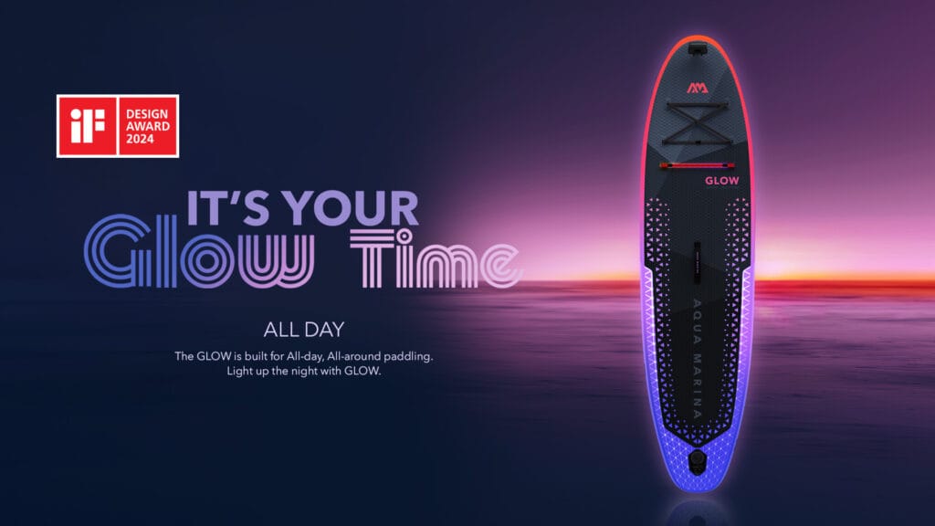 Glow 10'4 mit Ambiente Beleuchtung System – Mehrfarbige LED | Aqua Marina Aqua Marina Glow 10'4 Ambientebeleuchtungssystem – Mehrfarbige LED BT-24GL